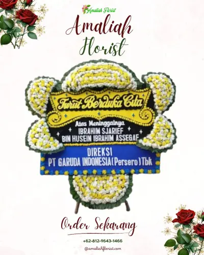 Papan Bunga Duka di Lifofa